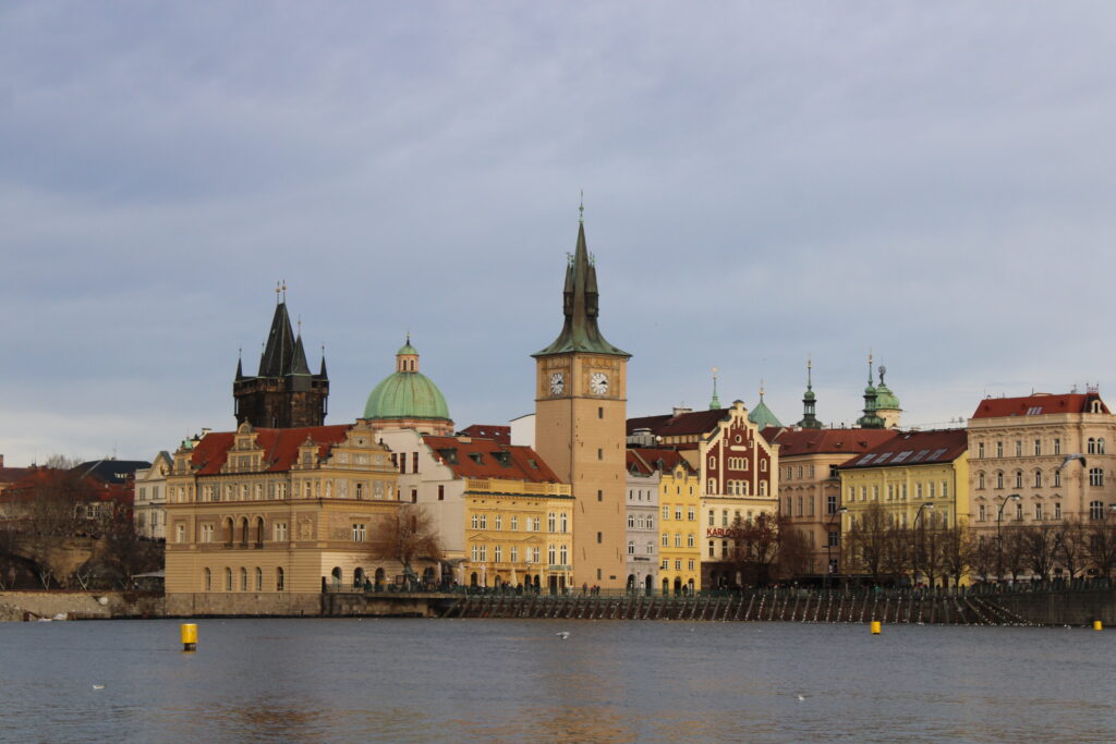 Prague across the river