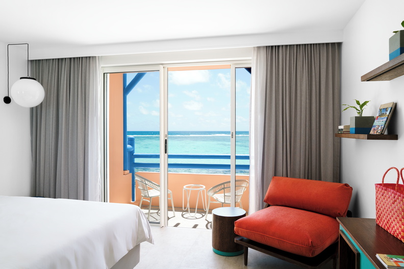 A photo of one of SALT of Palmar's 'Bang on the beach' rooms. 