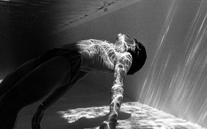 Shadow in the Water, from the series Los Caprichos, Kawada Kikuji part of the exhibition at Japan House London.